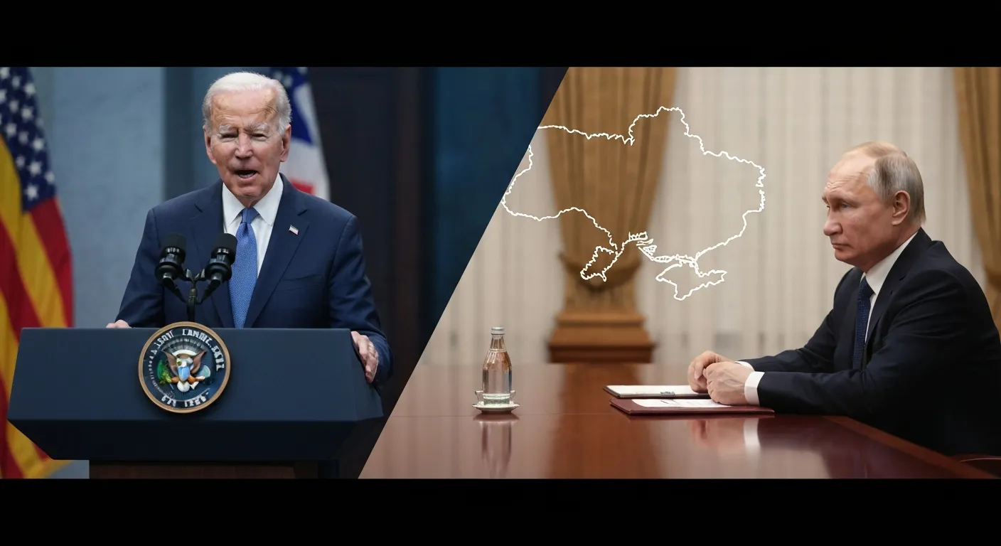 Biden's Accusation: Trump's Ukraine Pressure as Putin Appeasement in Retrospect (2026) 1 Biden and Putin geopolitical tension over Ukraine territorial concessions