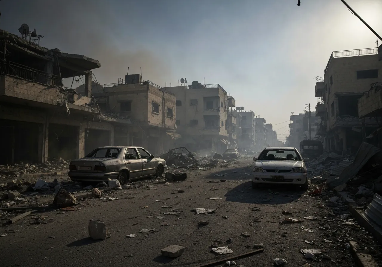 October 7 attack destruction site