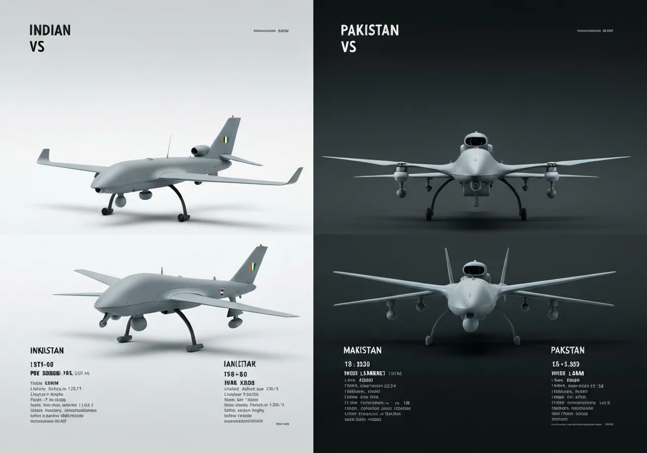 India-Pakistan Military Tensions Escalate: Drone Strikes, Denials, and Nuclear Risks in 2026 4 Military drone capabilities India vs Pakistan