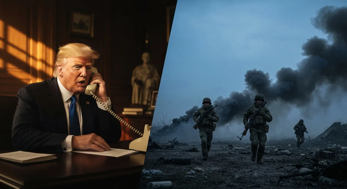 Trump-Putin call and Ukraine war contrast