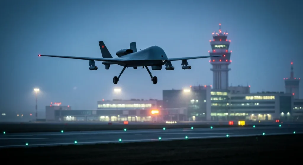 Ukraine's Drone Offensive: Moscow Airport Shutdowns and Escalating Warfare in 2026 12 Ukrainian drone approaching Moscow airport in 2026